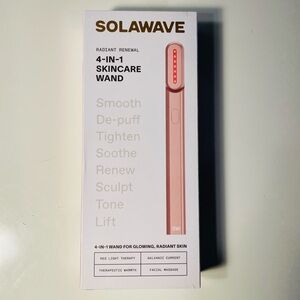 NEW Solawave Radiant Renewal Skincare Wand - Pink
